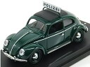 VOLKSWAGEN BEETLE MAGGIOLINO POLIZEI 1953 - BLACK /Rio 1/43ミニカー