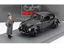 VOLKSWAGEN BEETLE KAFER KDF WAGEN WITH FIGURE 1941 - BLACK /Rio 1/43ミニカー