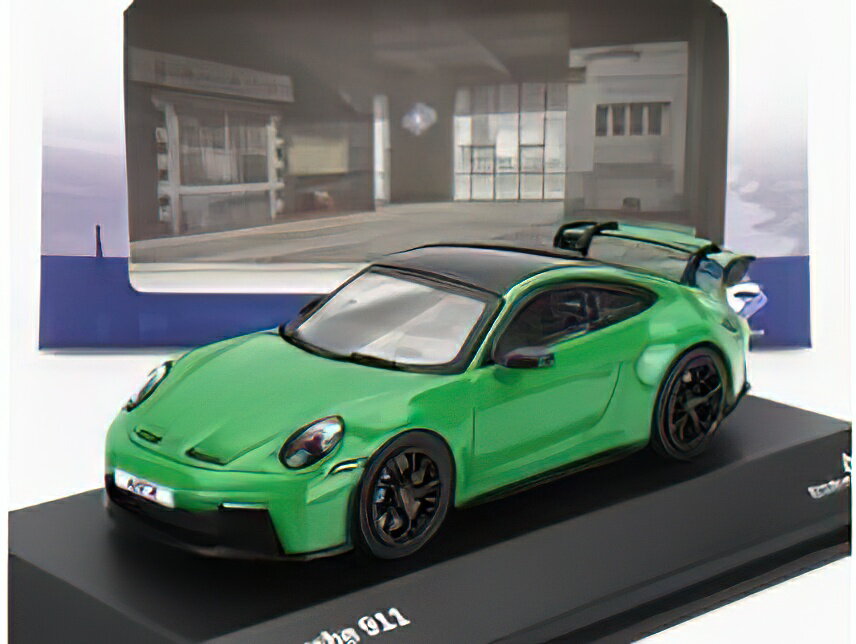 PORSCHE 911 992 GT3 COUPE 2021 - GREEN /SOLIDO 1/43ミニカー