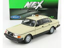 VOLVO - 240 GL GERMAN TAXI 1986 - CREAM /WELLY 1/24ミニカー