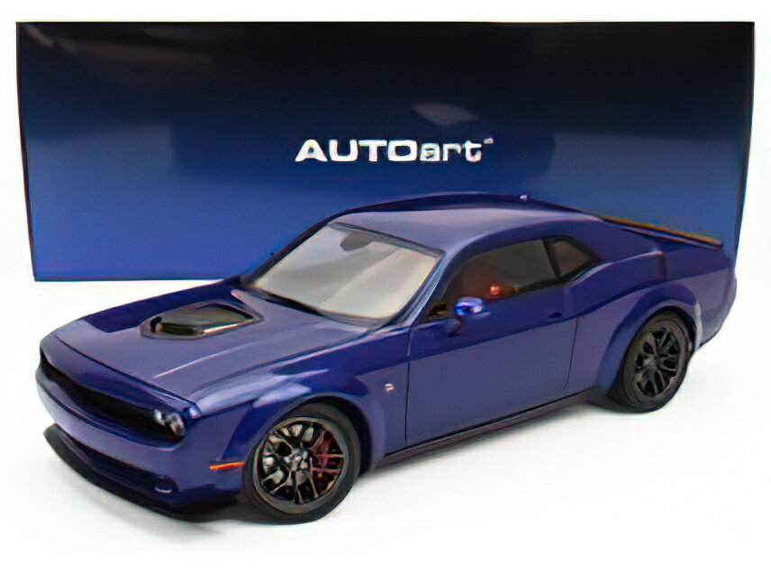 Rakuten - DODGE CHALLENGER R/T SCAT PACK WIDEBODY 2022 - INDINGO BLUE /Autoart 1/18ミニカー