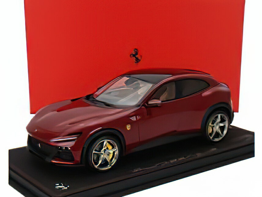 FERRARItF[ PUROSANGUE SUV 2022 ROSSO MUGELLO - RED MET /BBR 1/18~jJ[