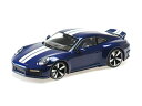 12月以降発売予定PORSCHEポルシェ 911 992 SPORT CLASSIC COUPE 2022 - BLUE MET /Minichamps 1/18ミニカー