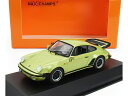 PORSCHE - 911 930 3.3L TURBO COUPE 1977 - GREEN MET /ミニチャンプス 1/43 ミニカー