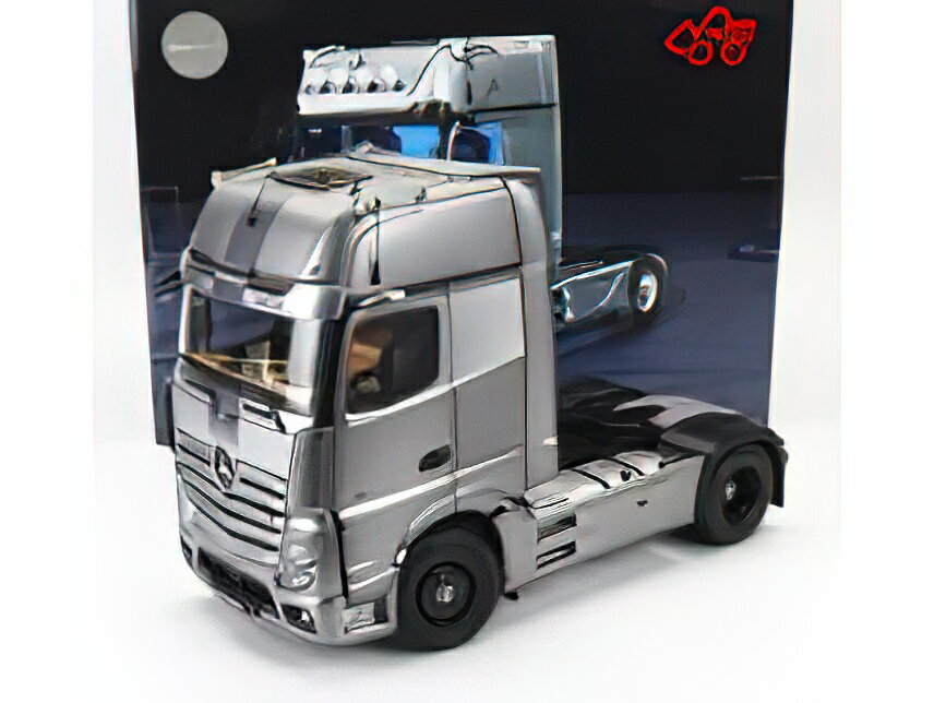 MERCEDES BENZメルセデスベンツACTROS 2 1863 GIGASPACE 4x2 MIRRORCAM TRACTOR TRUCK 2-ASSI EDITION 3 2020 - GREY /NZG 1/18ミニカー