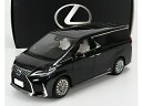 LEXUS - LM300h MINIVAN 2020 - BLACK /NZG 1/18ミニカー