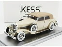 DUESENBERG MODEL J TORPEDO BERLINE ROLLSTON 1932 2 TONE CREAM/Kess-Model 1/43ミニカー