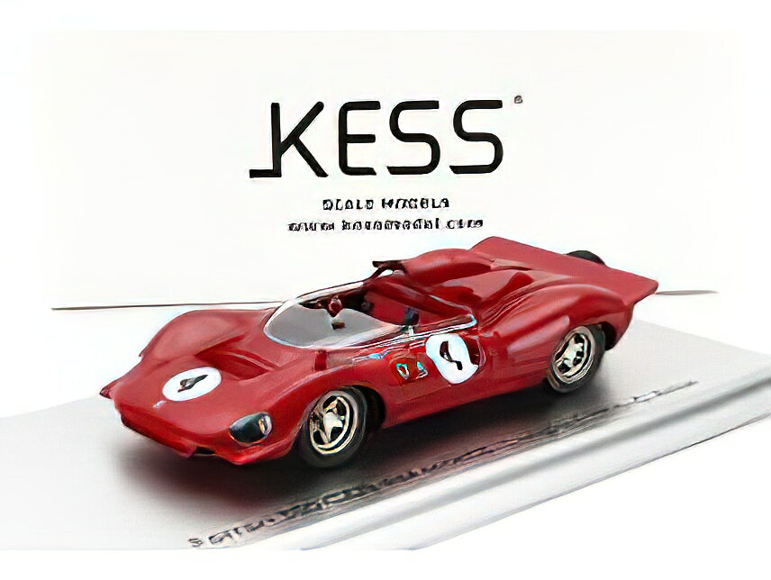 FERRARIフェラーリ 350 P4 SPIDER CANAM s/n0858 N 4 TASMAN GP LONGFORD 1968 C.AMON RED/Kess-Model 1/43ミニカー