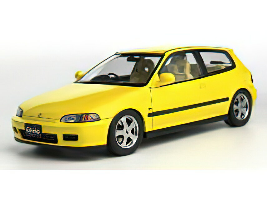 y\z12ȍ~\HONDA CIVICVrbN SIR II EG6 VTEC 1993 - YELLOW /LCD 1/18~jJ[