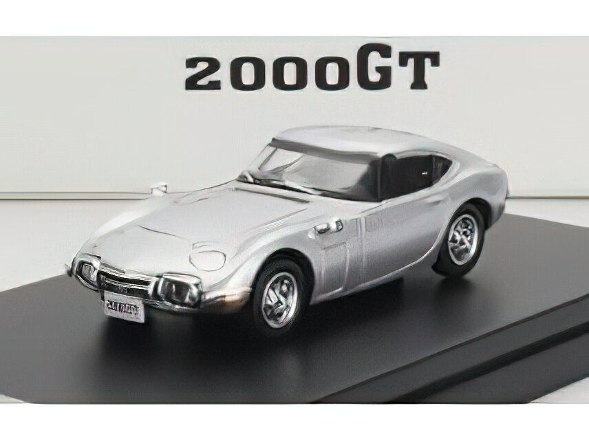 TOYOTA - 2000GT COUPE 1967 - SILVER /LCD 1/64 ~jJ[