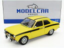 FORD ENGLAND - ESCORT MKI MEXICO 1973 - YELLOW BLACK /MCG 1/18 ミニカー