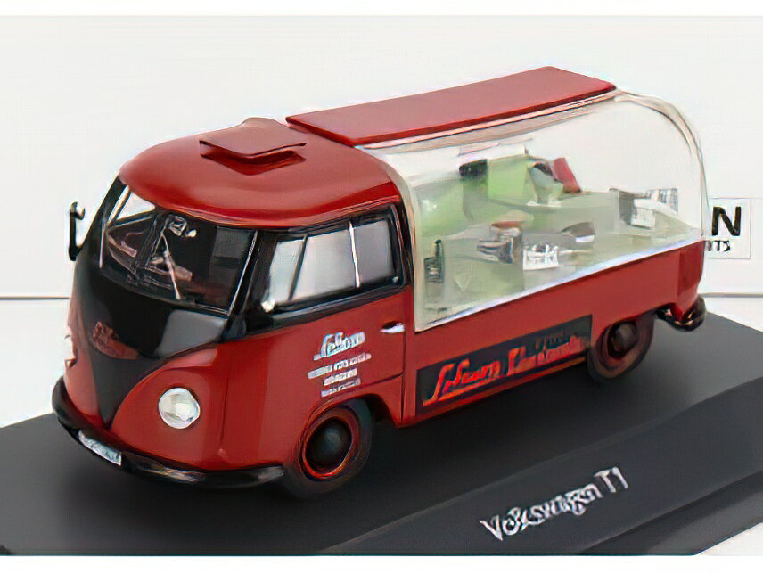 VOLKSWAGEN - T1a SCHUCO VARIANTO 1964 - RED BLACK /Schuco 1/43 ミニカー