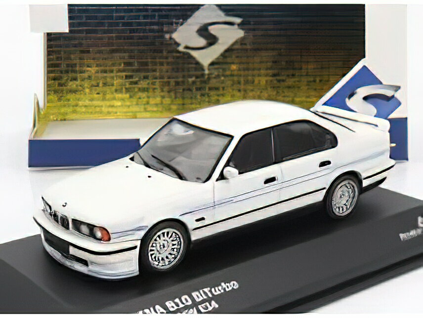 BMW - 5-SERIES ALPINA B10 (E34) BITURBO 1994 - WHITE /SOLIDO 1/43 ~jJ[