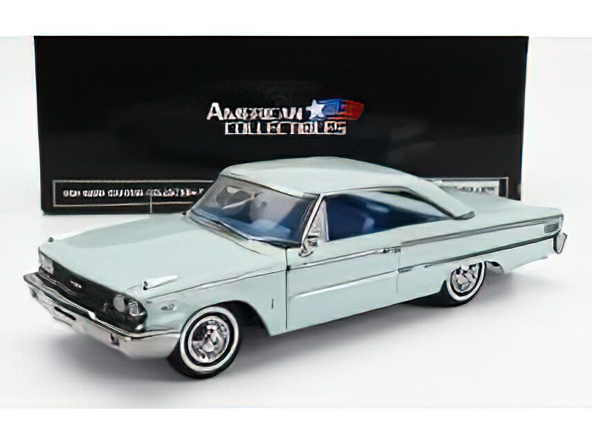 FORD USA - GALAXIE 500XL HARD-TOP CLOSED 1963 - GLACIER BLUE /Sunsar 1/18~jJ[