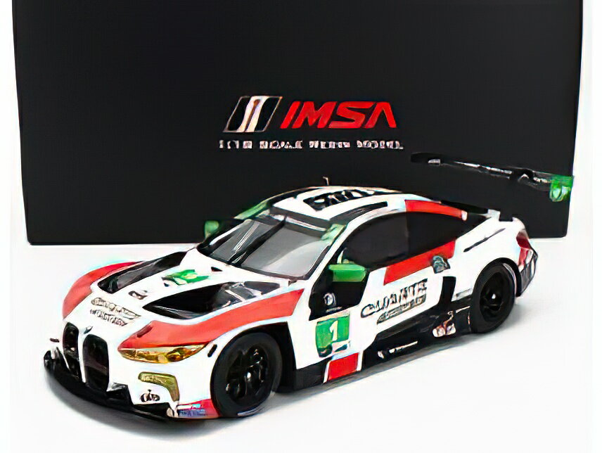 BMW - 4-SERIES M4 GT3 TEAM PAUL MILLER RACING N 1 WINNER GTD CLASS 12h SEBRING 2023 B.SELLERS - M.SNOW - C.LEWIS - WHITE BLACK RED /トゥルースケール 1/18 ミニカー