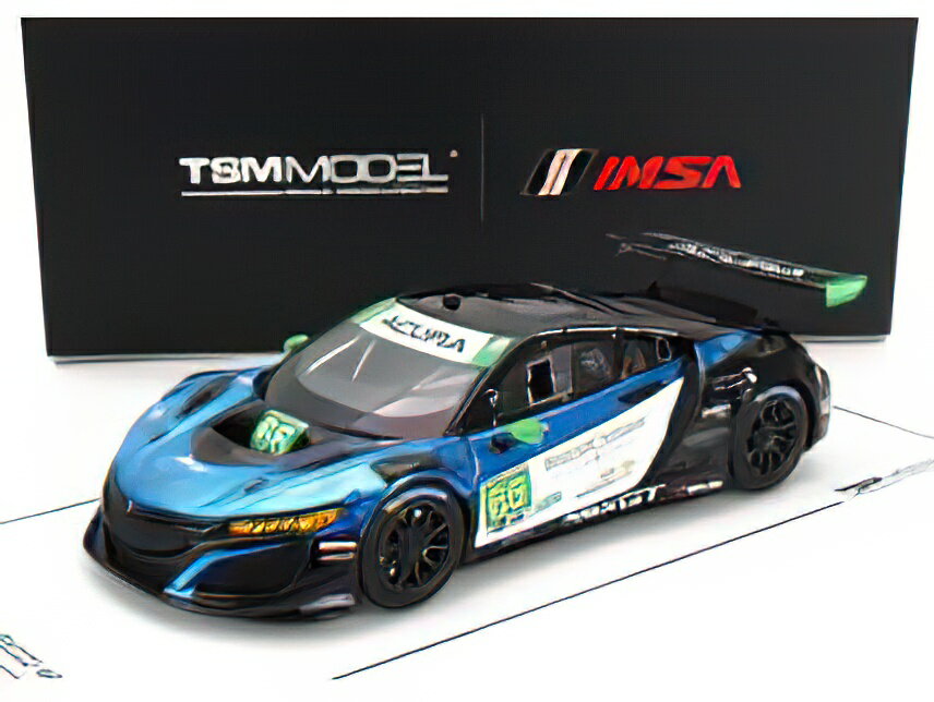 ACURA - NSX GT3 EVO22 3.5L TURBO V6 TEAM GRADIENT RACING N 66 24h DAYTONA 2022 K.SIMPSON - T.BECHTOLSHEIMER - BLACK WHITE BLUE /TrueScale 1/43 ~jJ[