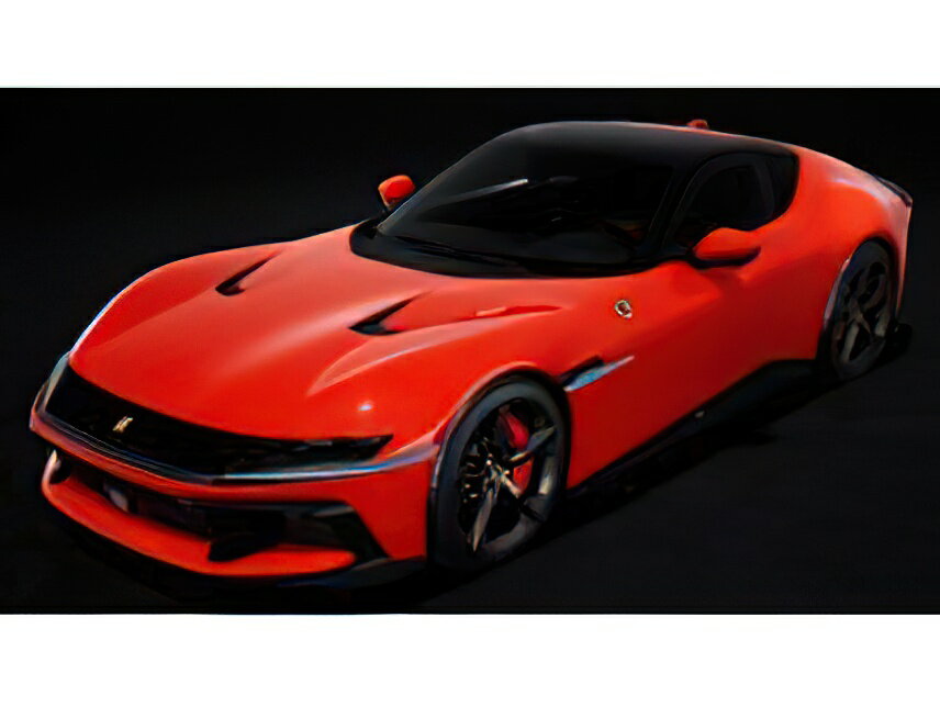 【予約】12月以降発売予定FERRARI - 12 CILINDRI V12 830cv 2024 - ROSSO SCUDERIA - RED/MRコレクション 1/18ミニカー