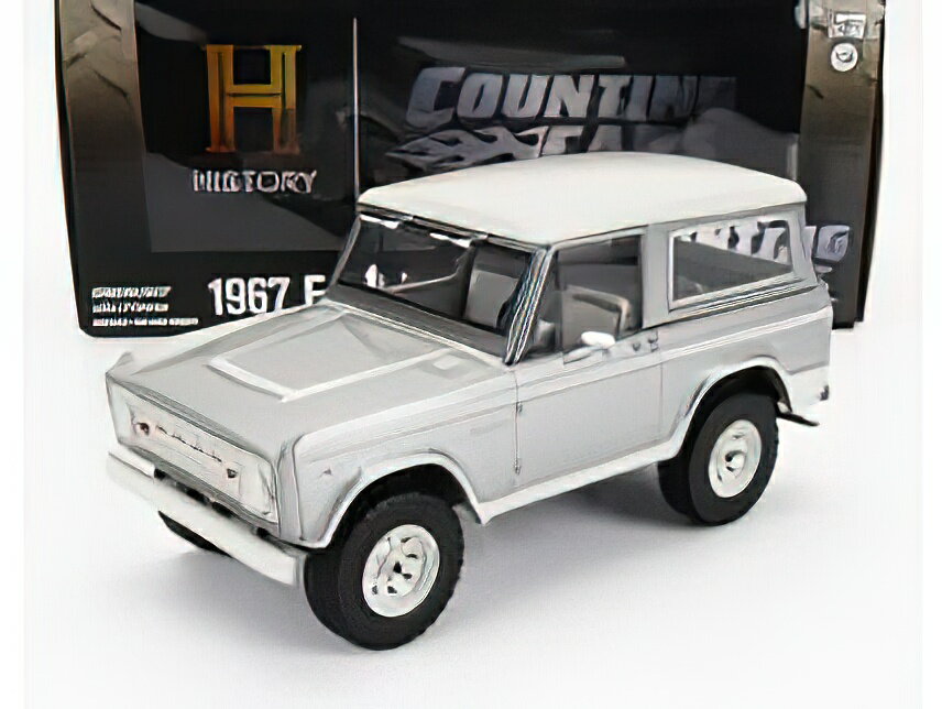FORD USA BRONCO 1967 COUNTING CARS SILVER/Greenlight 1/24ミニカー