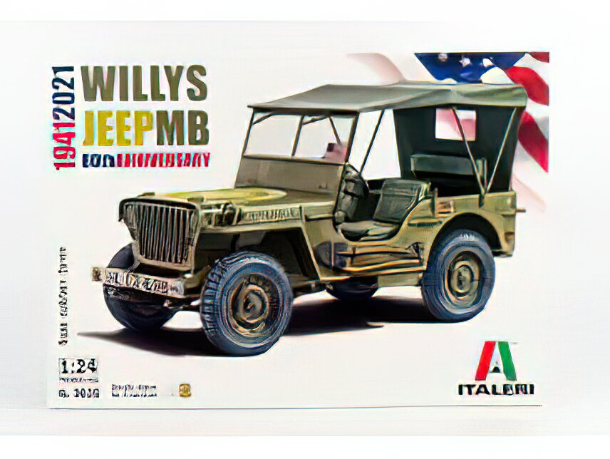 JEEP WILLY MB US ARMY MILITARY SOFT-TOP 1942 //ITALERI 1/24模型モデルキット