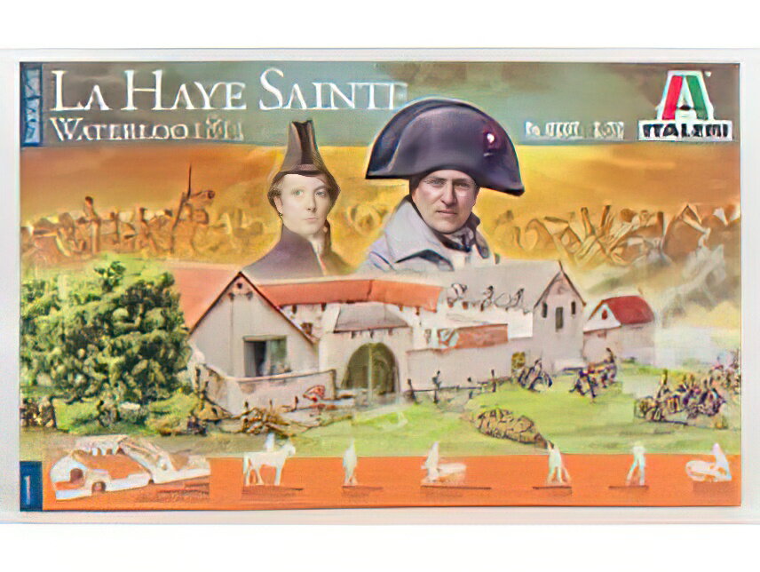 アクセサリー DIORAMA WAR BATTLE SET LA HAYE SAINTE WATERLOO 1815 //ITALERI 1/72模型モデルキット