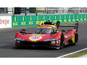 【予約】12月以降発売予定FERRARI 499P 3.0L TURBO V6 TEAM FERRARI AF CORSE N 50 WINNER 24h LE MANS 2024 ANTONIO FUOCO MIGUEL MOLINA NICKLAS NIELSEN RED YELLOW BLACK/LOOKSMART 1/18ミニカー