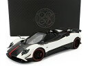 PAGANI - ZONDA 5 CINQUE ROADSTER 2009 - WHITE BLACK CARBON/ALMOST REAL 1/18ミニカー