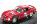 ALFA ROMEO TZ2 N 126 TARGA FLORIO 1966 PINTO TODARO RED/Best-Model 1/43ミニカー