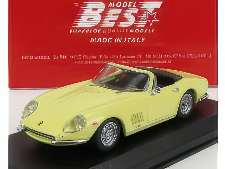 FERRARI 275 GTB/4 NART SPIDER 1967 YELLOW/Best-Model 1/43ミニカー