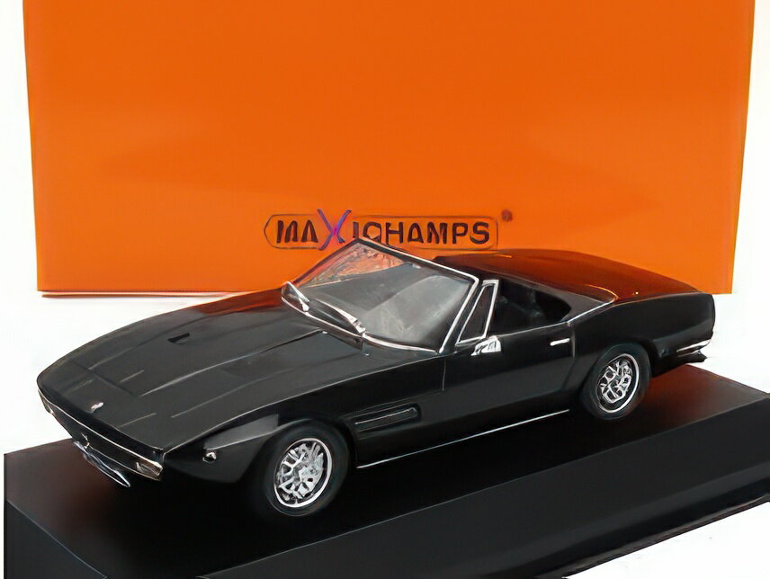 MASERATI GHIBLI SPIDER 1969 BLACK/MINICHAMPS 1/43ミニカー