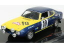 FORD ENGLAND CAPRI 2600 RS N 10 RALLY RAJD POLSKI 1972 W.ROHRL BLUE YELLOW/IXO 1...