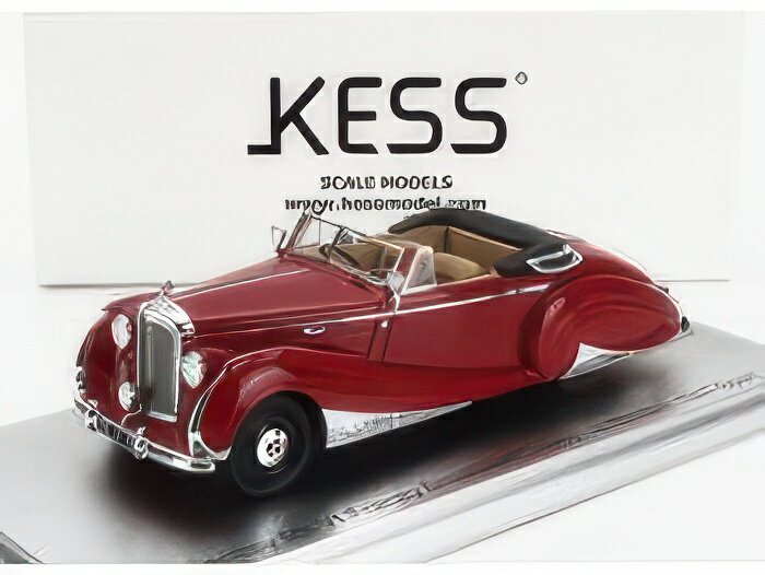 BENTLEY Mk VI フラネー社製 シャーシNo.B26BH ドロップヘッドクーペ カブリオレ オープン 1947年モデル レッド/KESS-MODEL 1/43ミニカー