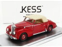 BENTLEY Mk VI グラバー社製 ドロップヘッドクーペ カブリオレ クローズド 1948年モデル レッド/クリーム/KESS-MODEL 1/43ミニカー