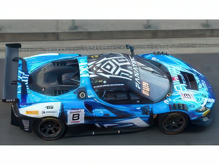 【予約】2025年発売予定FERRARI 296 GT3 3.9L ターボ V8 ケッセル・レーシングチーム 8号車 2024年スパ24時間レース ドライバー:ニコロ・ロージ/ニコロ・スキロ/ダヴィデ・フマネッリ/ダニエレ・ディ・アマート ブルー/LOOKSMART 1/43ミニカー