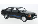 【予約】2025年発売予定FORD ENGLAND エスコート MK III RS ターボ 1985年モデル ブラック/MCG 1/18ミニカー