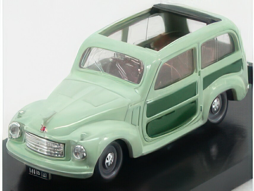 Rakuten - FIAT 500C BELVEDERE OPEN 1951 2 TONE GREEN/BRUMM 1/43ミニカー