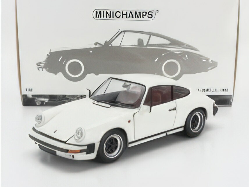 PORSCHE 911 3.2 CARRERA COUPE 1983 WHITE/MINICHAMPS 1/18ミニカー
