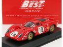 FERRARI 312P 3.0L V12 COUPE TEAM SEFAC N 19 24h LE MANS 1969 C.AMON ? P.SCHETTY RED/BBR 1/43ミニカー(3)