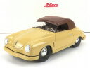 PORSCHE 356 SPIDER CLOSED 1948 CREAM BLACK/SCHUCO 1/18ミニカー
