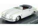 PORSCHE 356 GMUND CABRIO OPEN 1952 SILVER/SCHUCO 1/43ミニカー