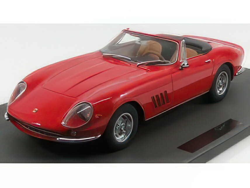【予約】FERRARI 275 GTB/4 NART SPIDER 1967 RED/TOPMARQUES 1/12ミニカー