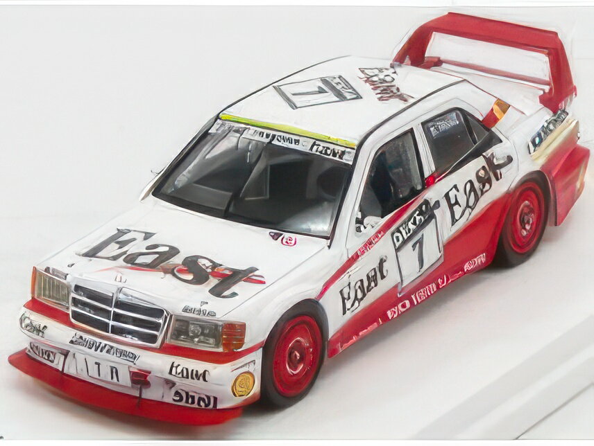 MERCEDES BENZ 190E EVO2 AMG TEAM EAST N 7 DTM SEASON 1991 K.THIIM WHITE RED/TRUESCALE 1/43ミニカー