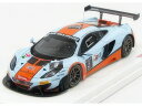 McLAREN MP412C GT3 TEAM GULF RACING N 9 24h SPA 2013 WAINWRIGHT MEYRICK HALL MULLEN LIGHT BLUE ORANGE/TRUESCALE 1/43ミニカー(3)