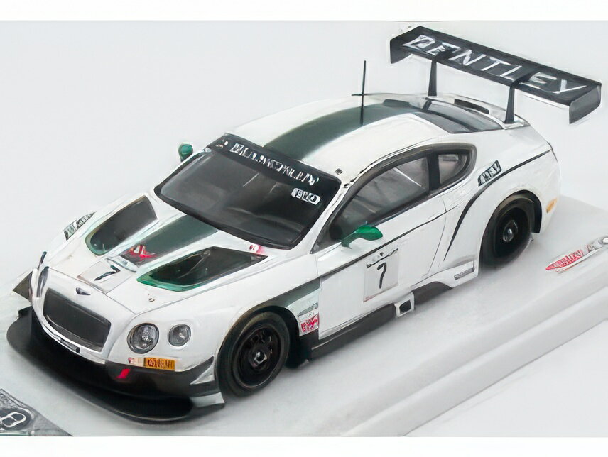 BENTLEY GT3 N 7 WINNER BLANCPAIN GT PAUL RICARD 2014 WHITE/TRUESCALE 1/43ミニカー