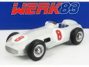 MERCEDES BENZ F1 W196 N 8 WINNER DUTCH GP WORLD CHAMPION 1955 JUAN MANUEL FANGIO...