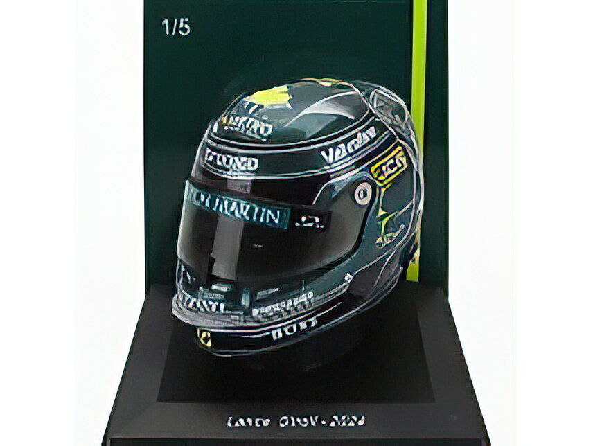 BELL HELMET CASCO HELMET F1 LANCE STROLL TEAM ASTON MARTIN ARAMCO COGNIZANT N 18 SEASON 2024 GREEN/Spark 1/5ミニカー