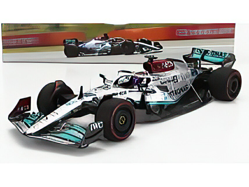 MERCEDES GP F1 W13E TEAM MERCEDESAMG PETRONAS F1 N 63 3rd AUSTRALIAN GP 2022 GEORGE RUSSELL SILVER GREEN/MINICHAMPS 1/18ミニカー