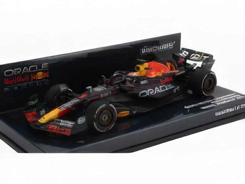 IMPREZA - RED BULL F1 RB19 TEAM ORACLE RED BULL RACING N 1 WORLD CHAMPION WINNER SPAIN GP 2023 MAX VERSTAPPEN MATT BLUE/MINICHAMPS 1/43ミニカー