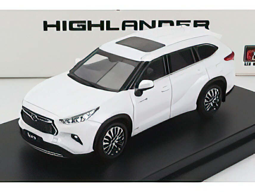 TOYOTA HIGHLANDER 2022 WHITE/LCD 1/64ߥ˥