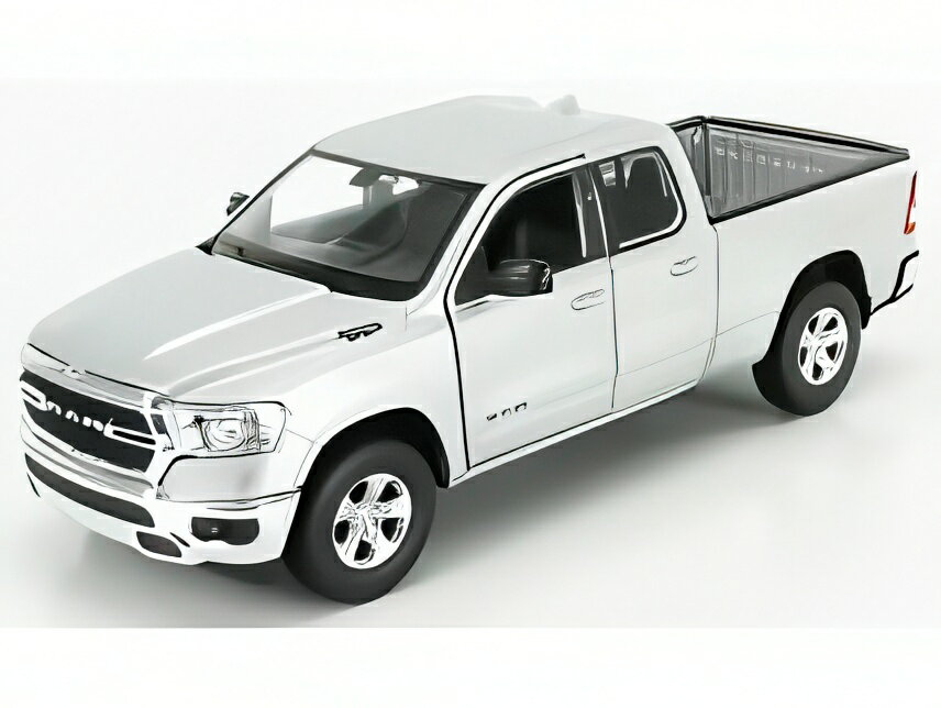Hot Wheels - 【予約】DODGE RAM 1500 ダブルキャブ ピックアップ 2019 シルバー/ WELLY 1/24 ミニカー