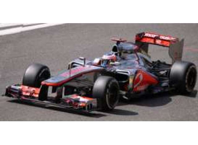 2012 McLaren MP4-27 winner Belgium GP J.Button, silver/red/Spark 1/43...